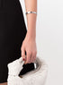 18kt white gold Sirio diamond bangle bracelet